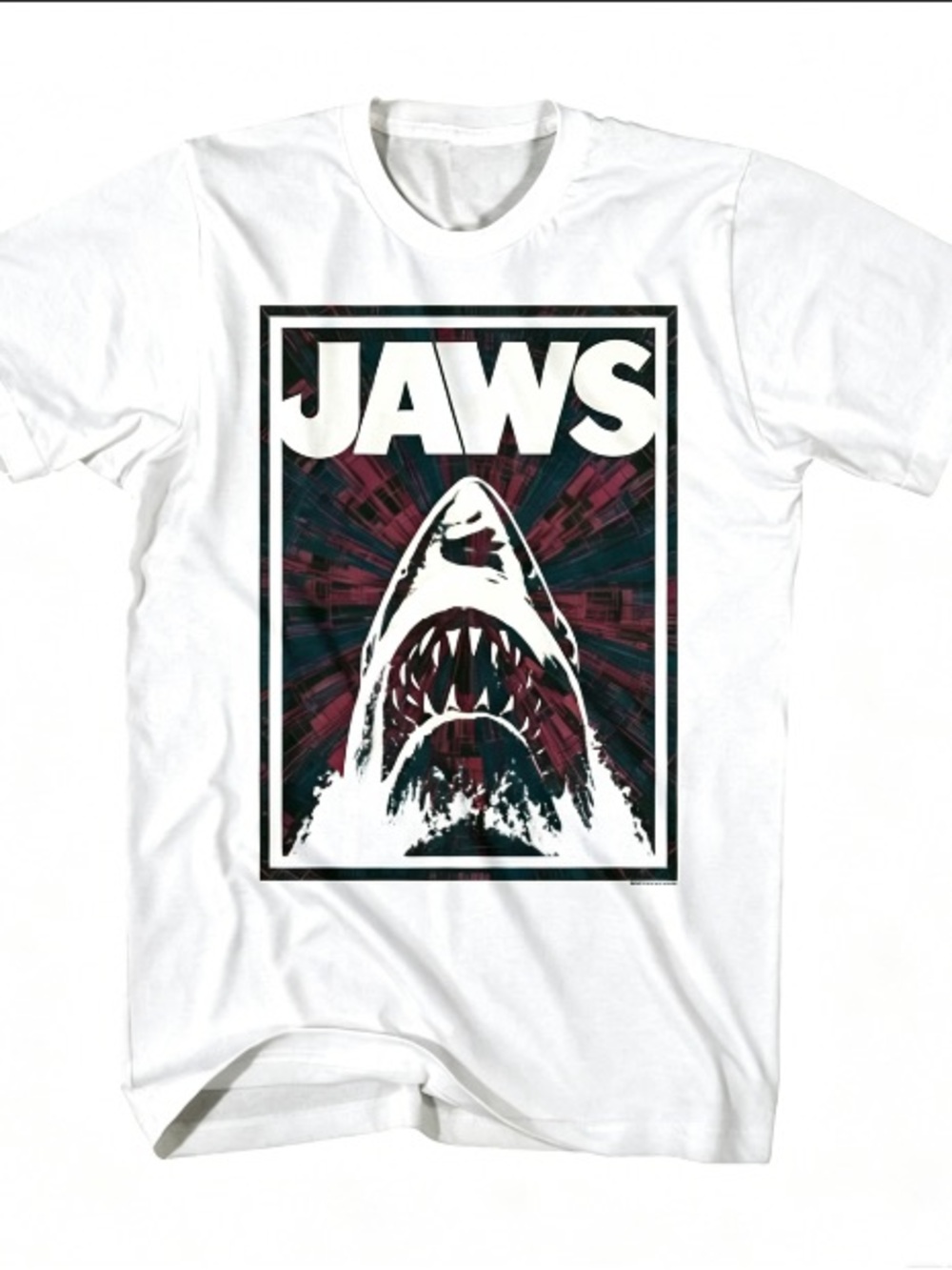 Jaws Two-Tone Shark Bite Women Men T-shirt Unisex